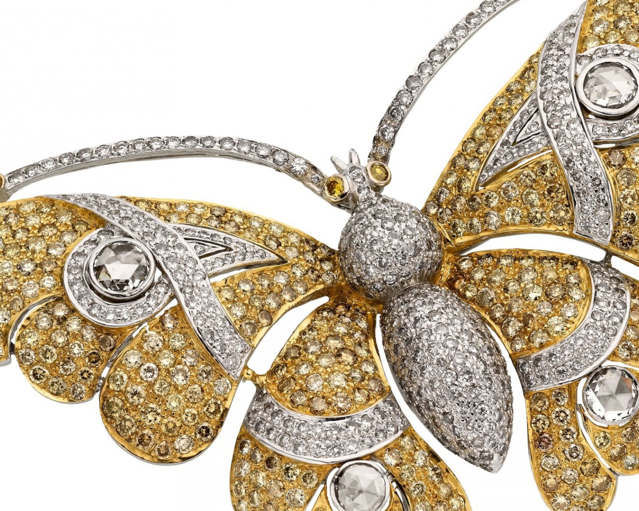 Бабочка из  страз