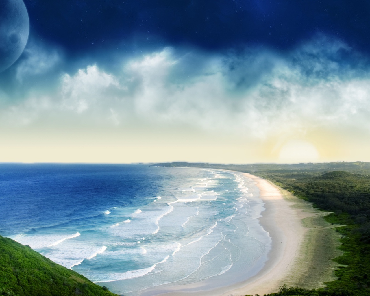 Закат солнца