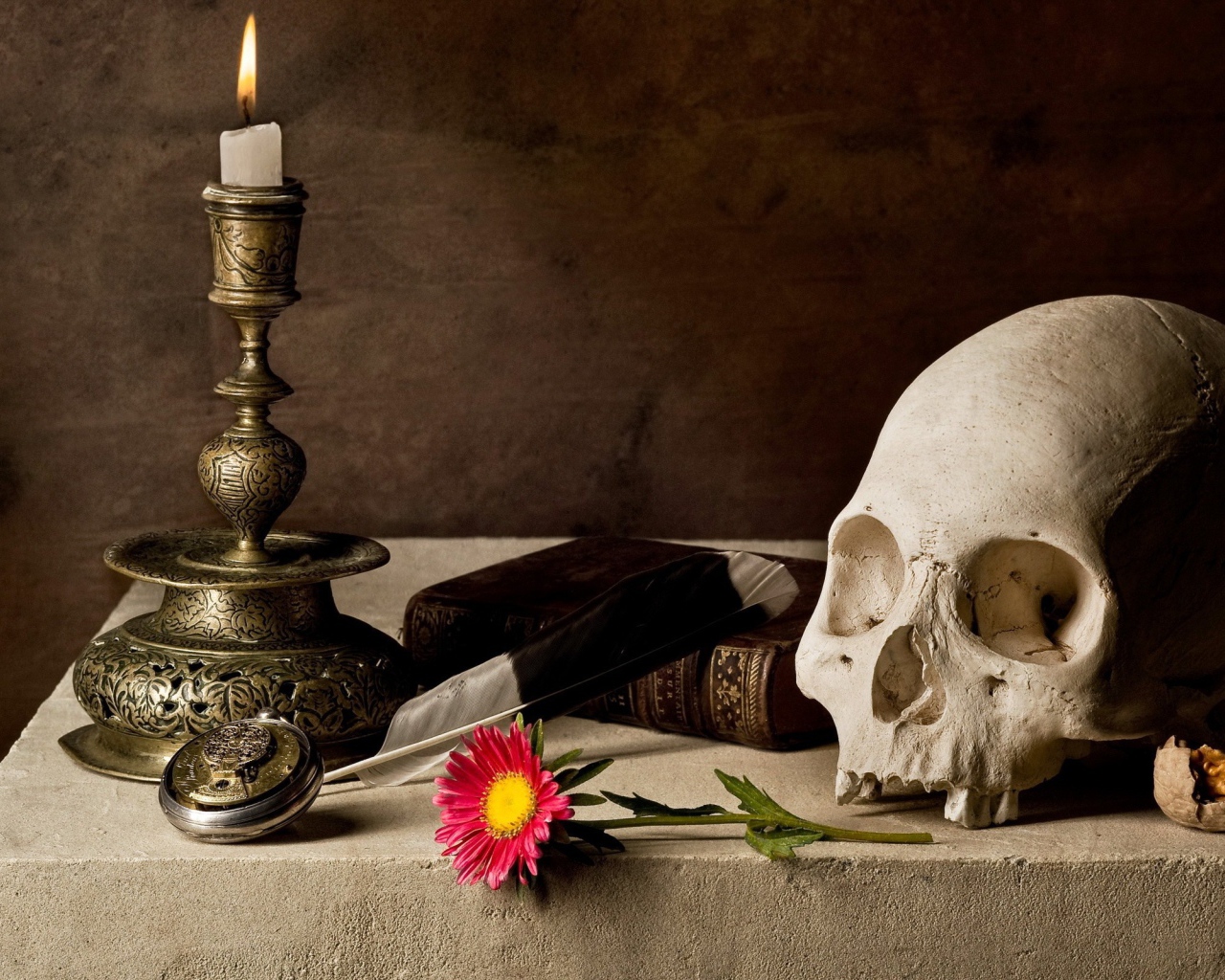 Композиция с черепом