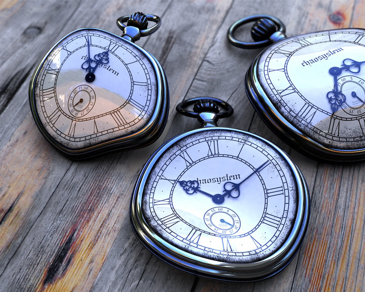 Изогнутые часы