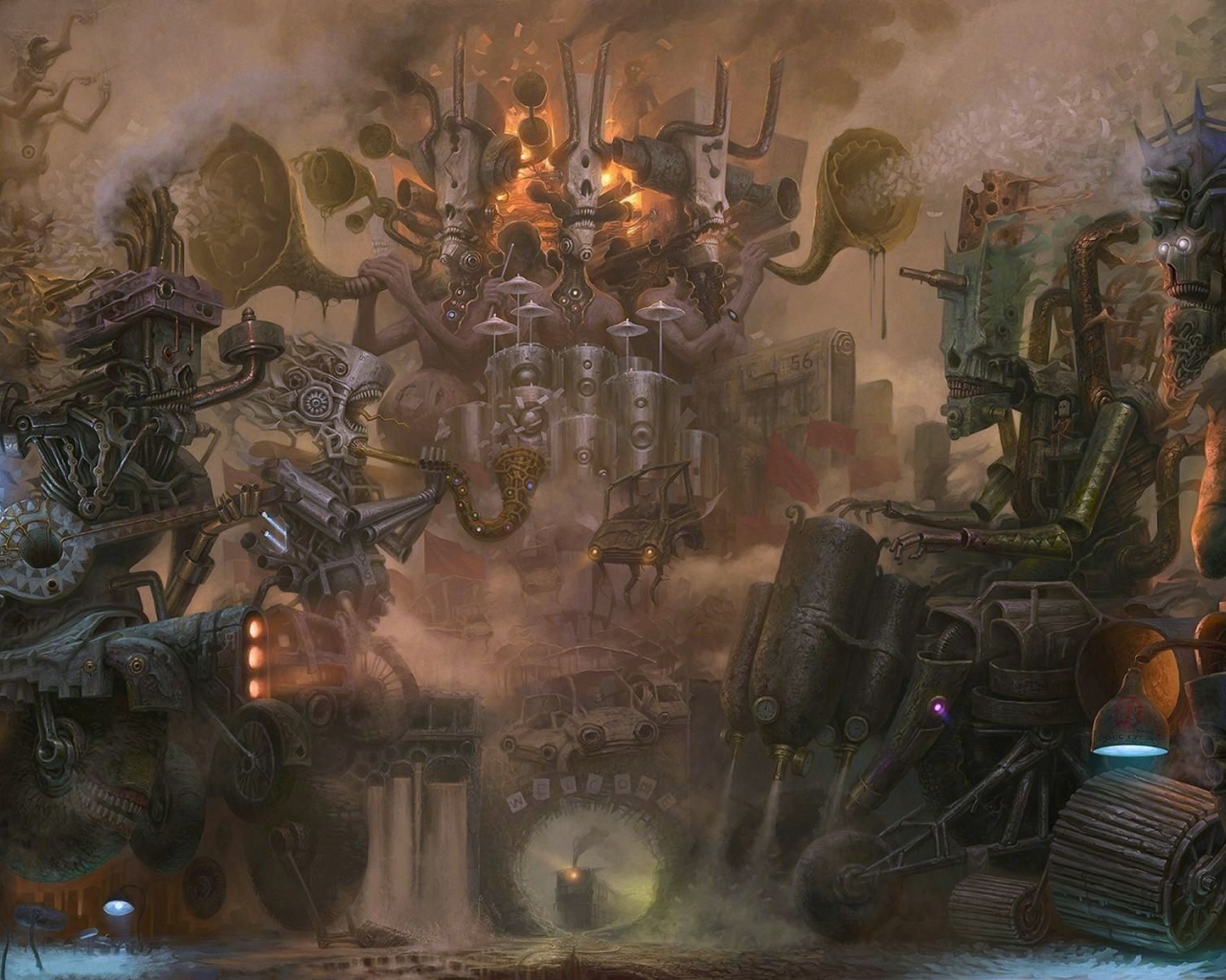 Фантастические конструкции стимпанк