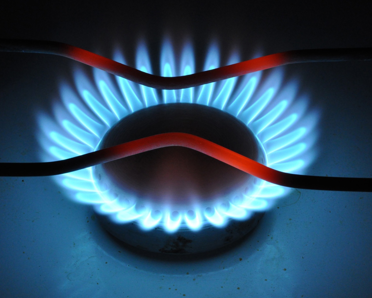 Огонь газовой горелки