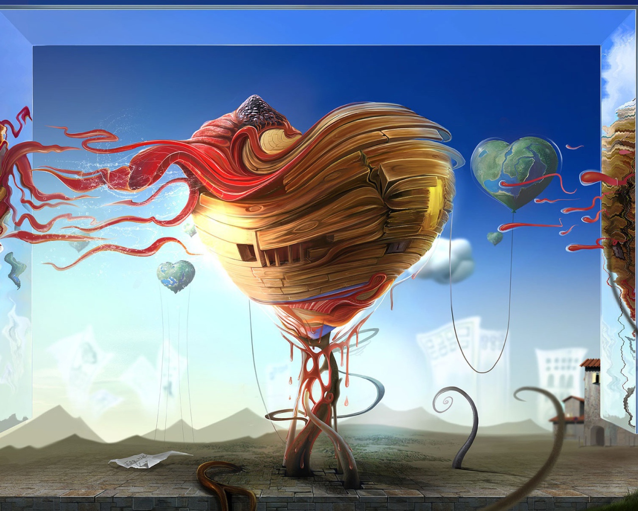 Летающее сердце