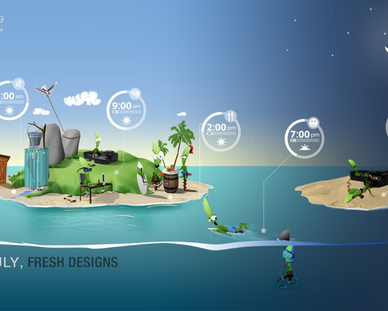 Жаркий месяц июль