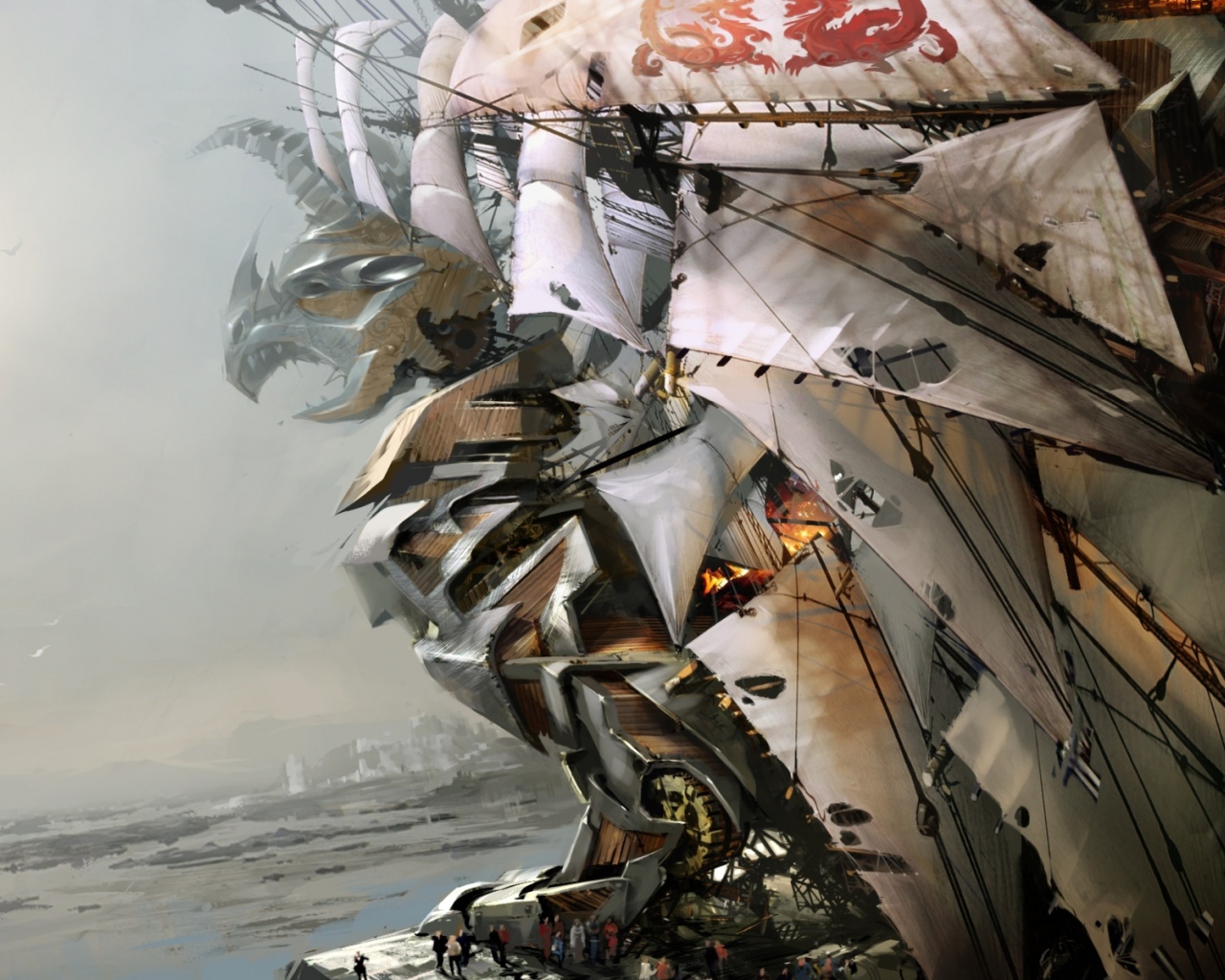 Железные паруса стимпанк