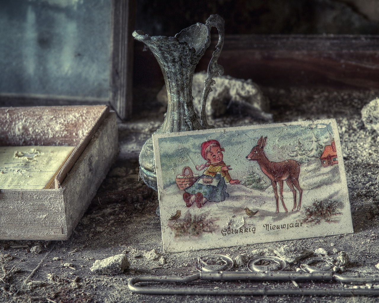 Старая поздравительная открытка