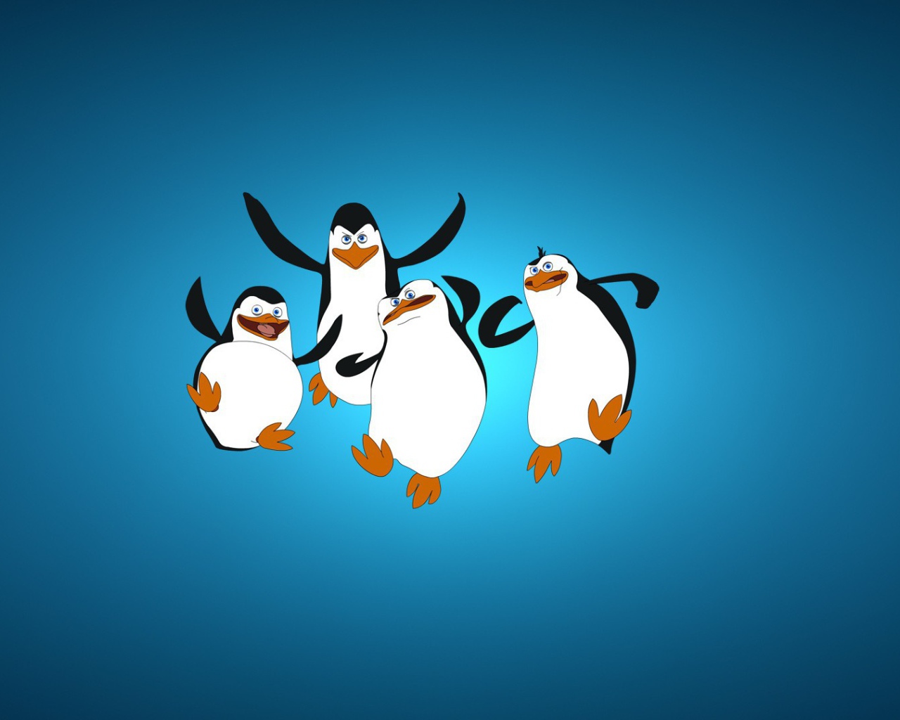 Пингвины в радости