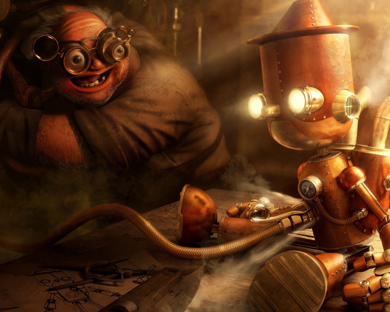 Буратино в стиле стимпанк