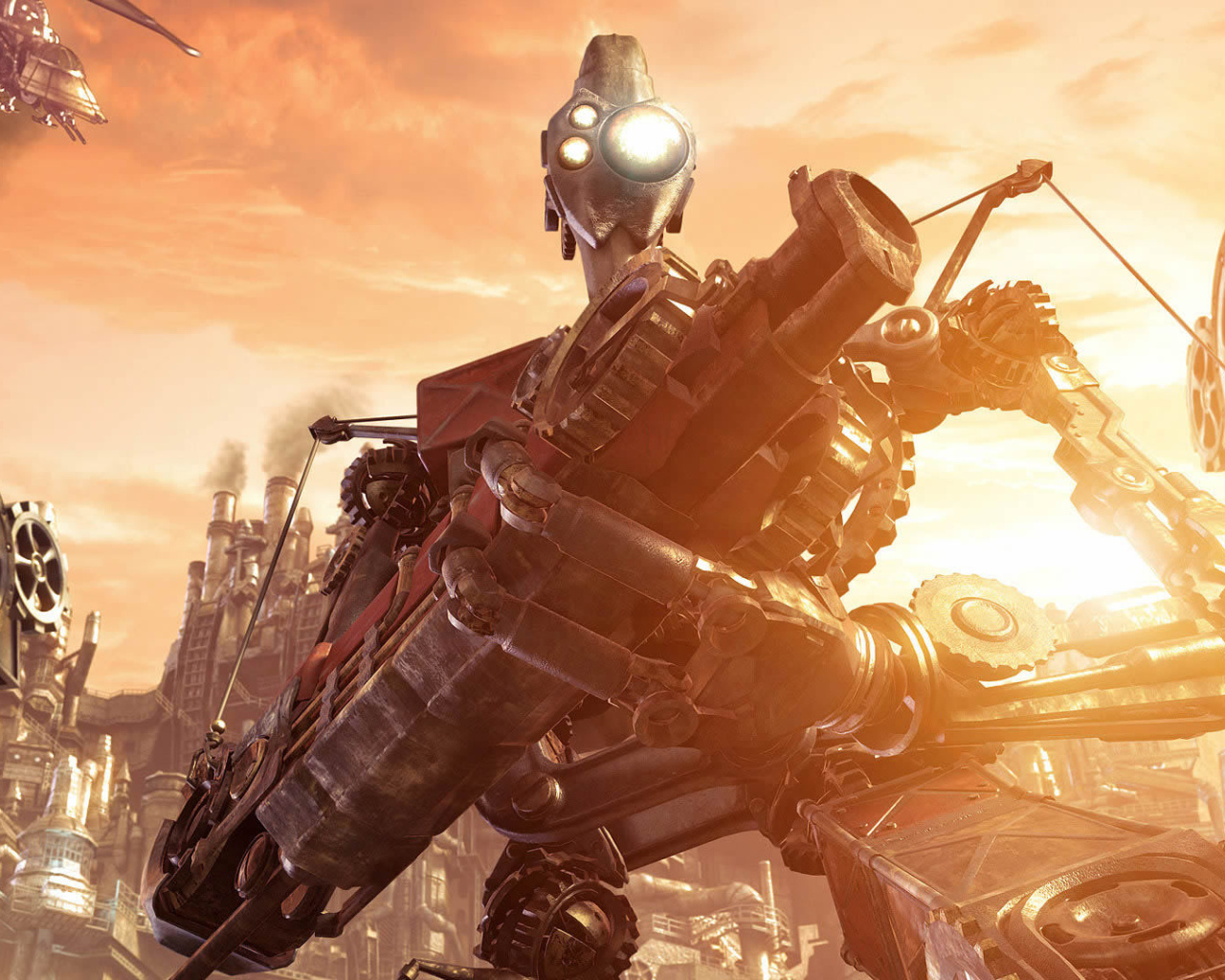 Робот будущего стимпанк