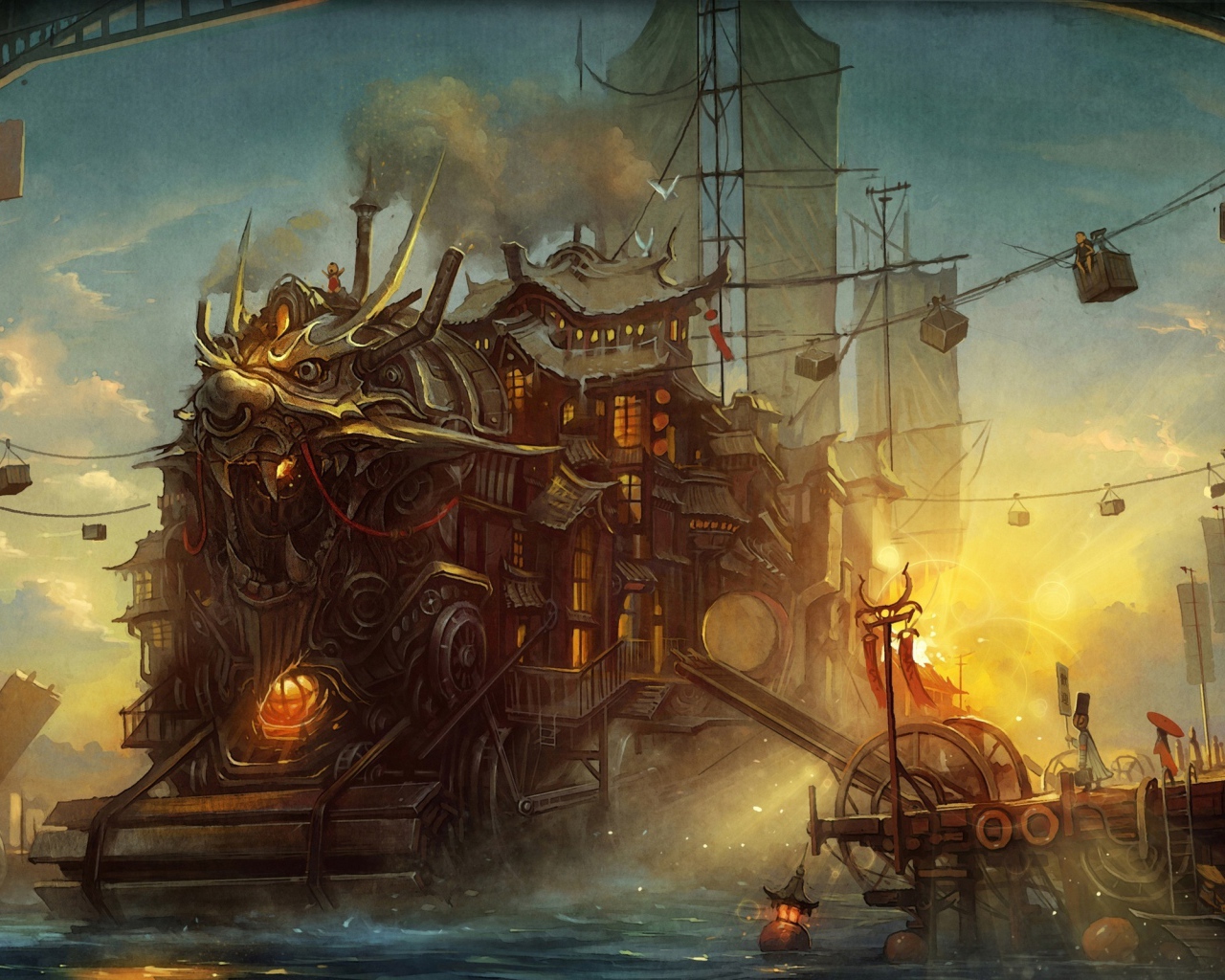 Техно монстр стимпанк