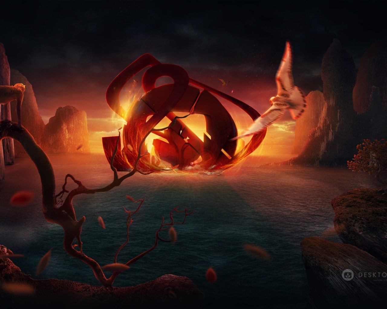 Эмблема в огне