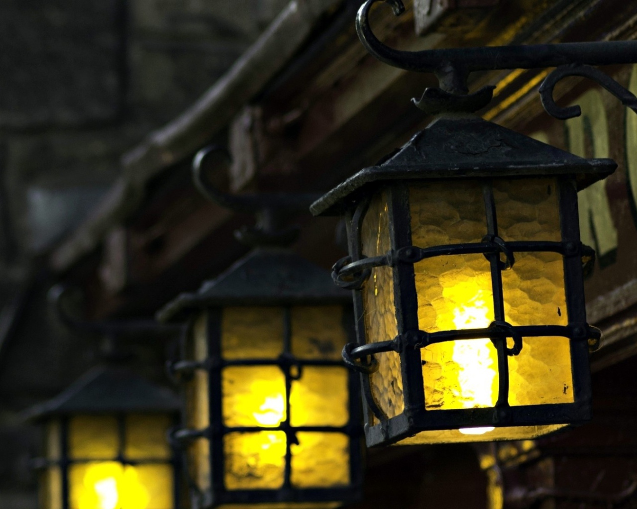 Вечерние фонари