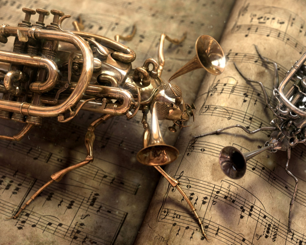 Инструменты роботы стимпанк