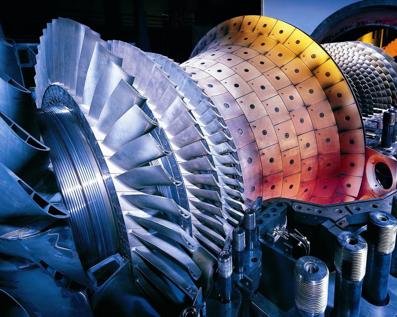 Турбина электростанции