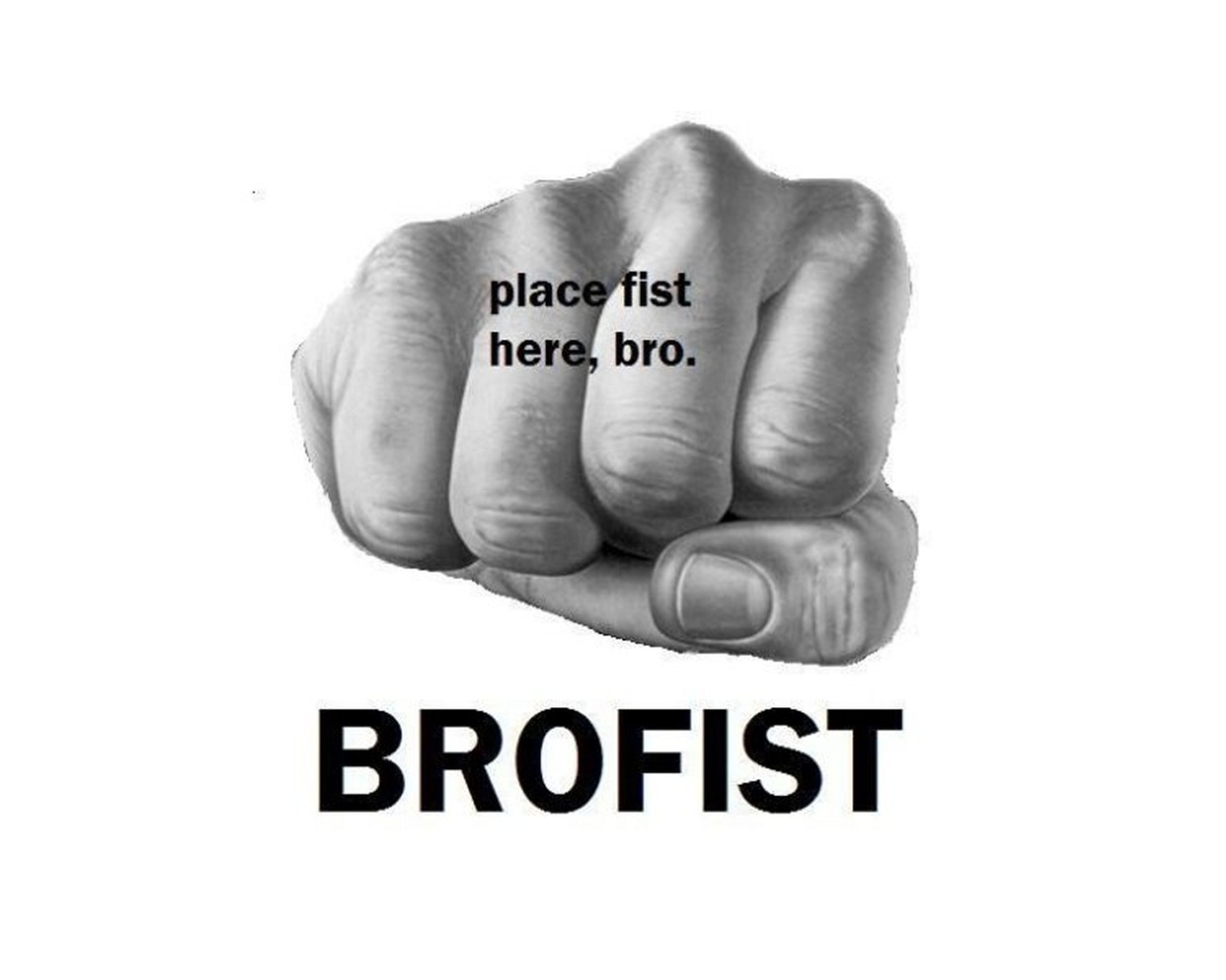 Кулак на белом фоне