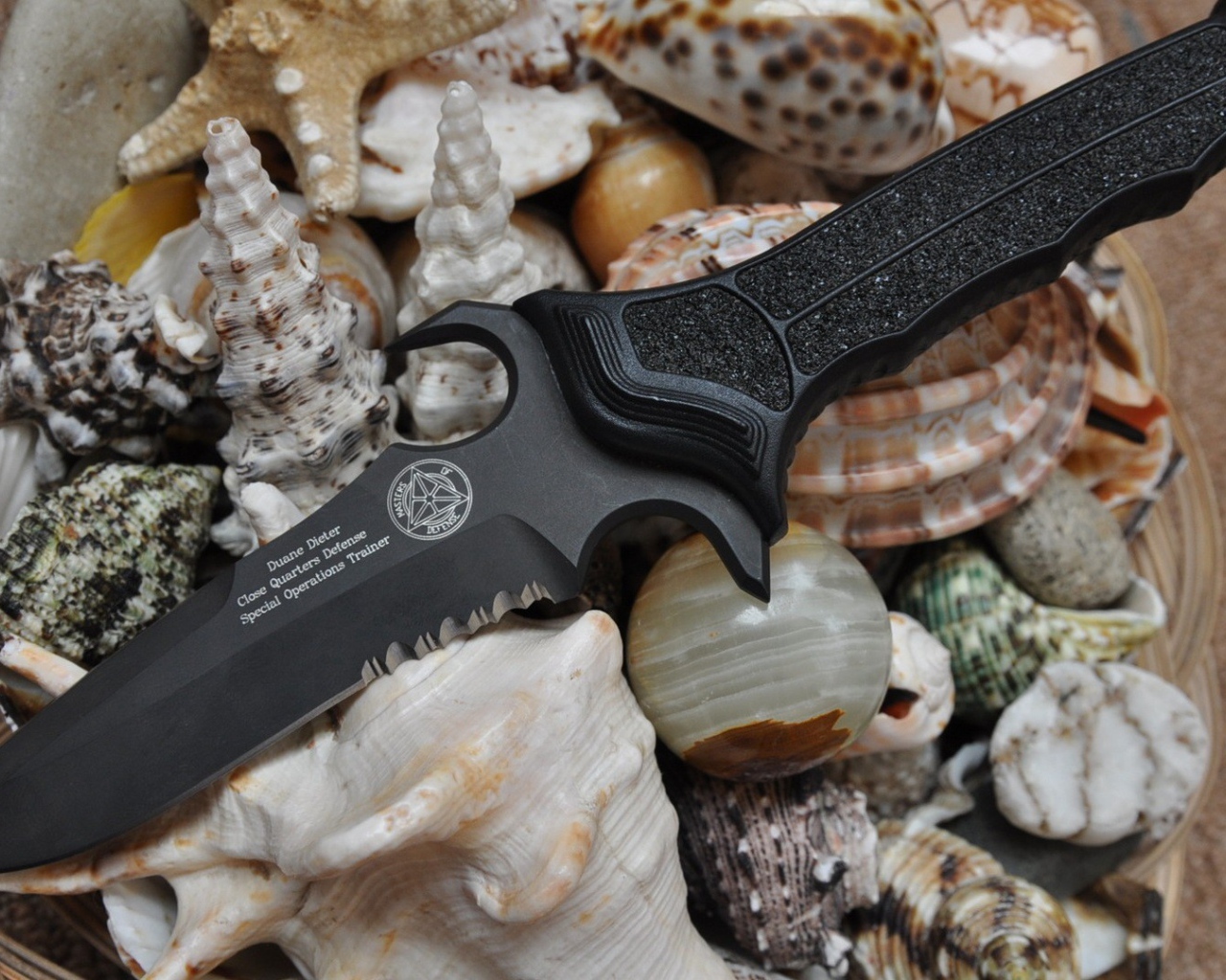 Кинжал на ракушках