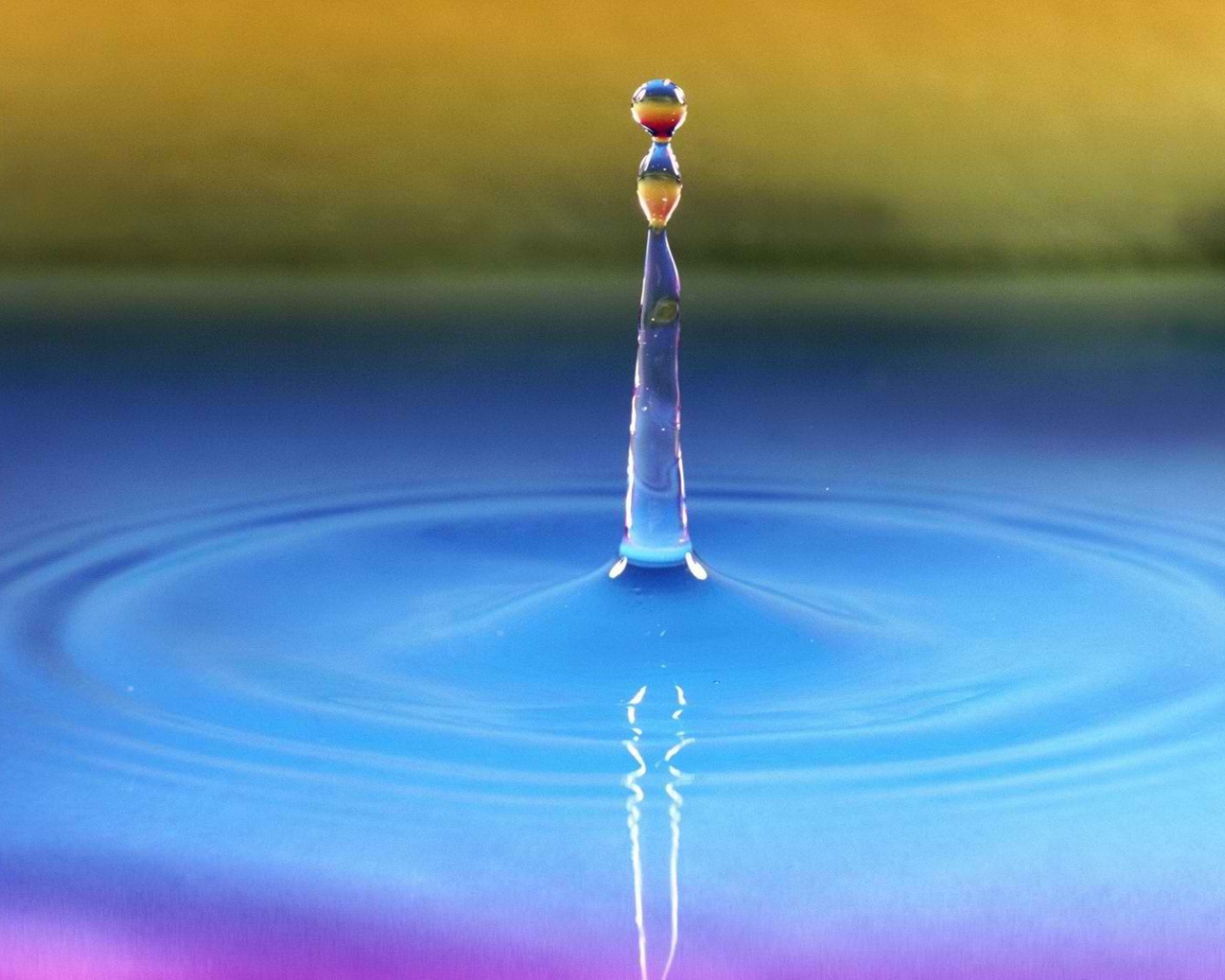 Падение капли в воду