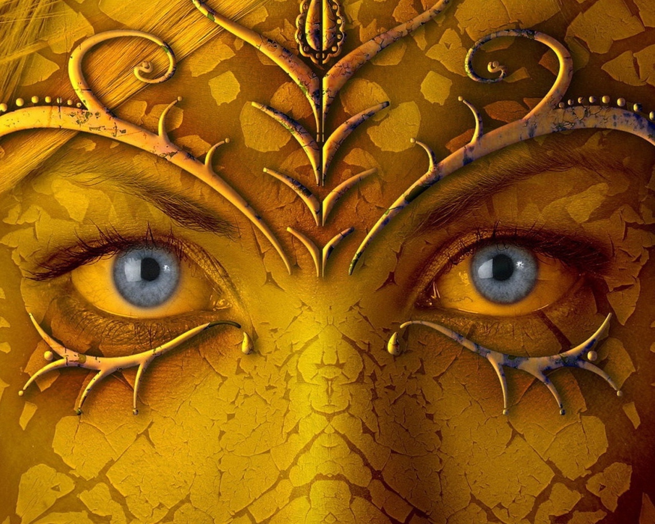 Разрисованное лицо