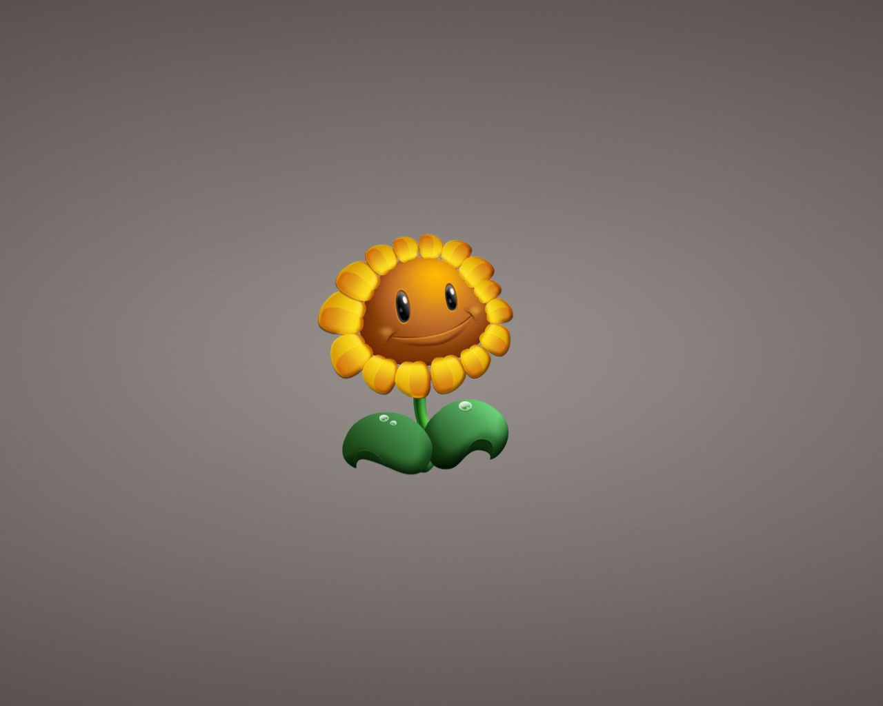 Пластиковый подсолнух