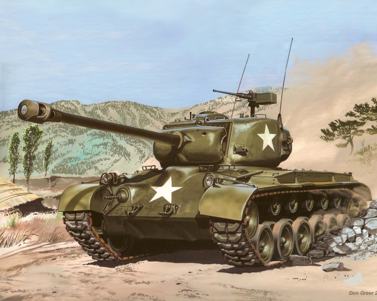 Американский средний танк М-26