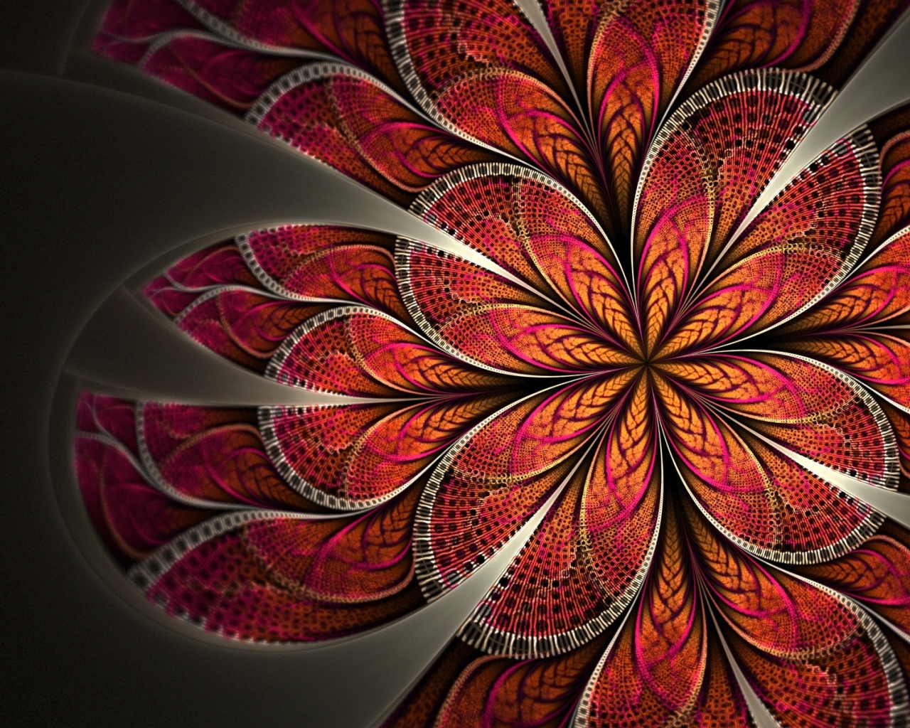 Узор цветок