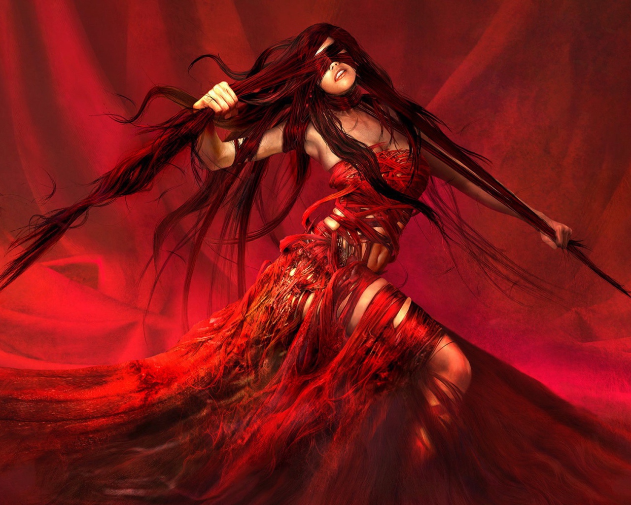 Женщина в движении