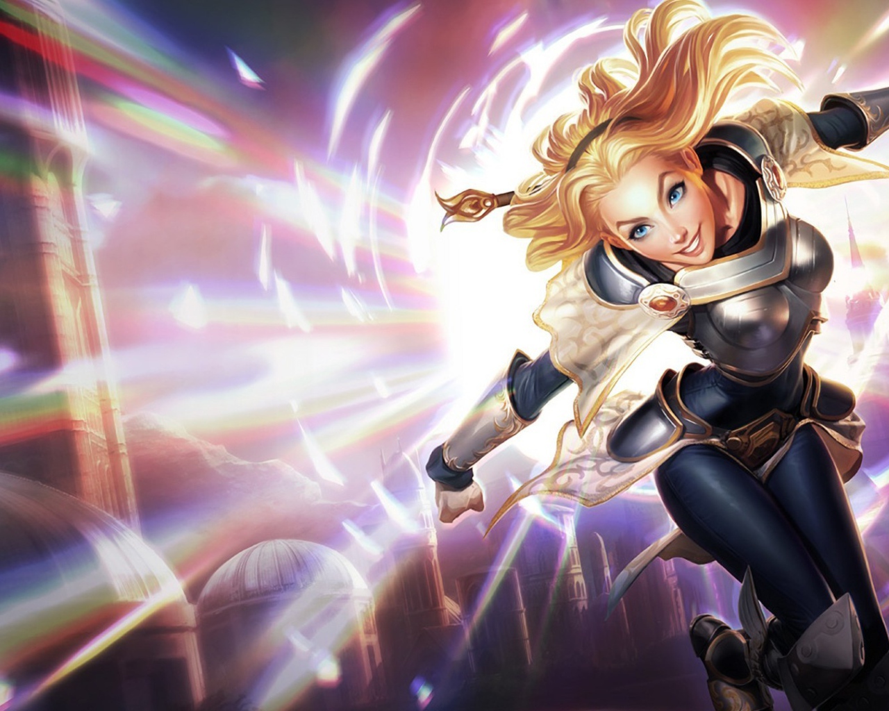 Блондинка в доспехах