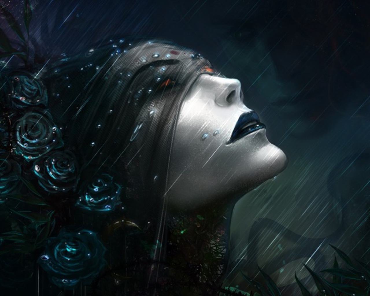 Девушка с завязанными глазами