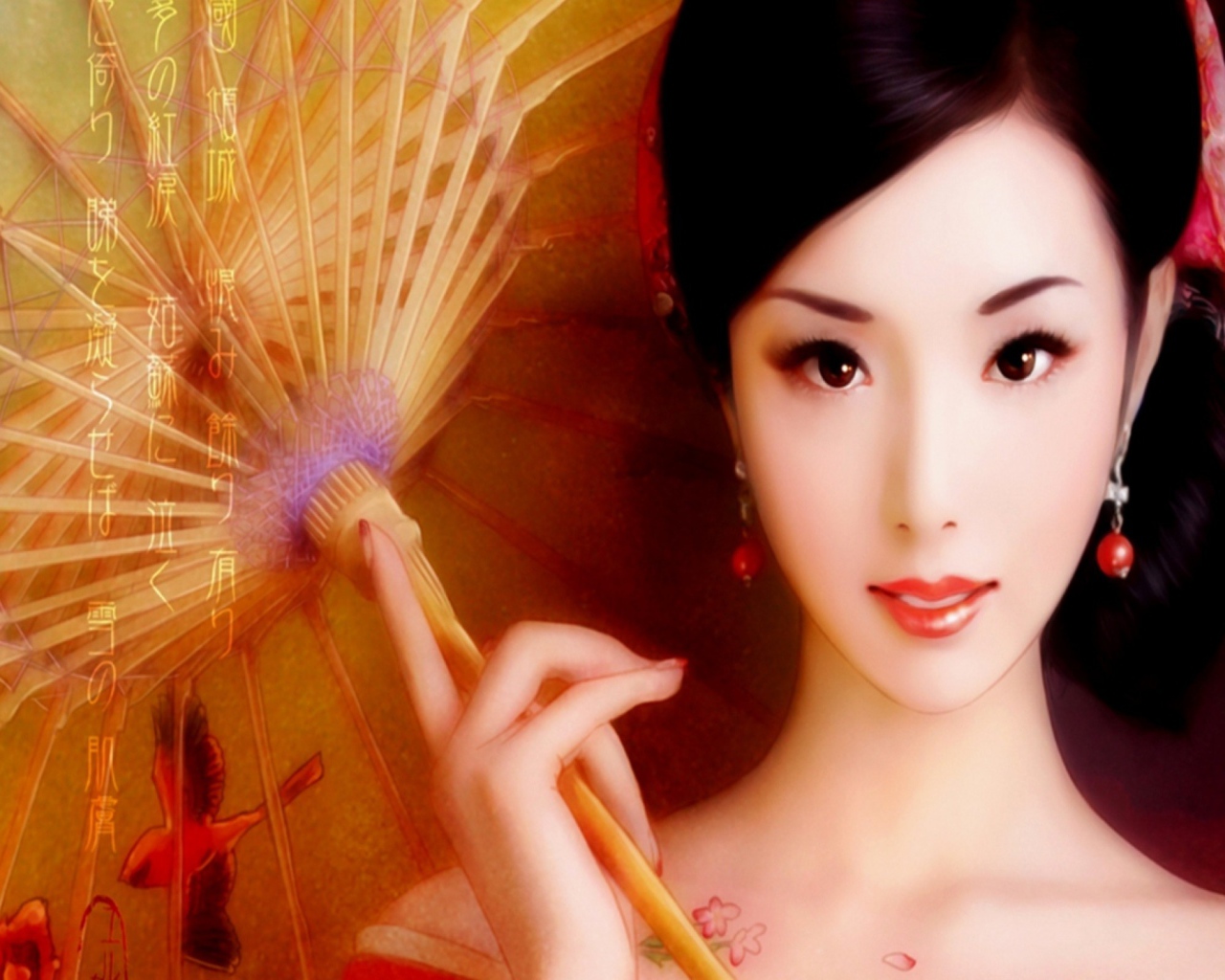 Портрет Японской девушки