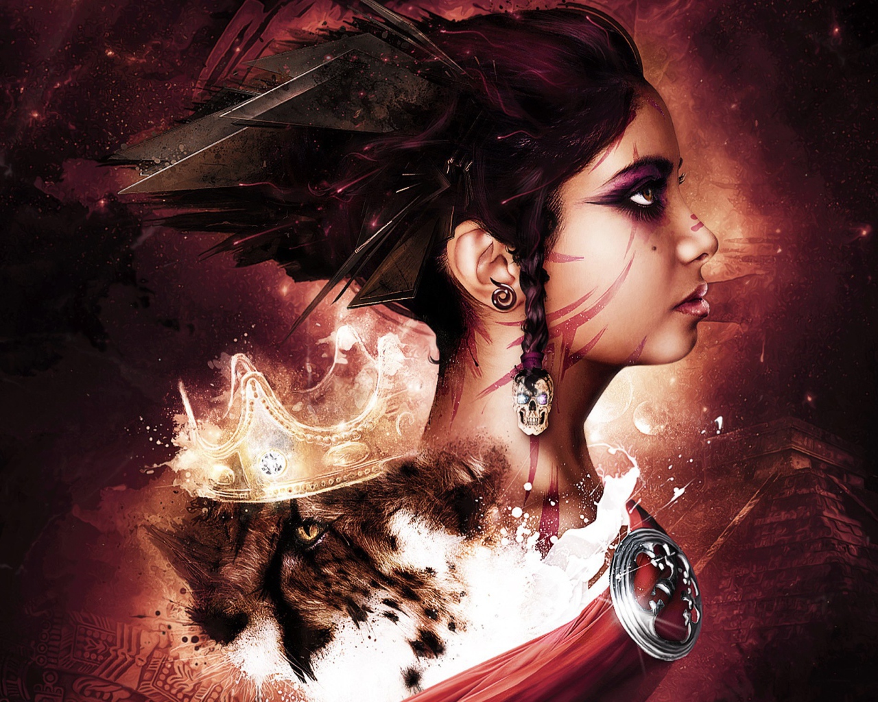 Профиль девушки