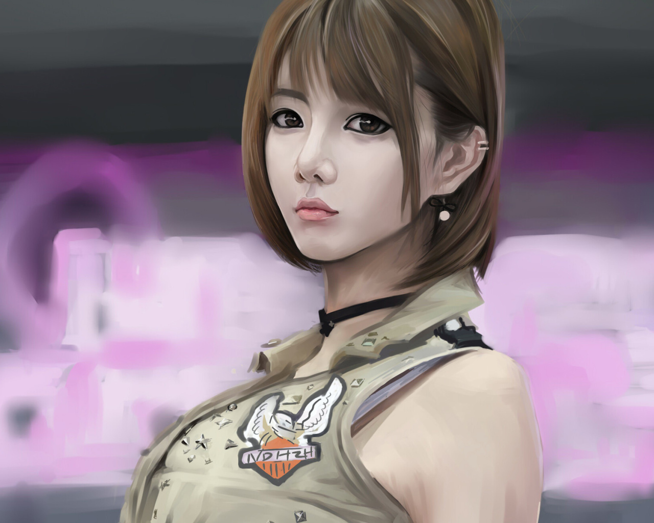 Портрет азиатки