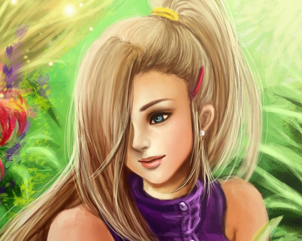 Портрет блондинки