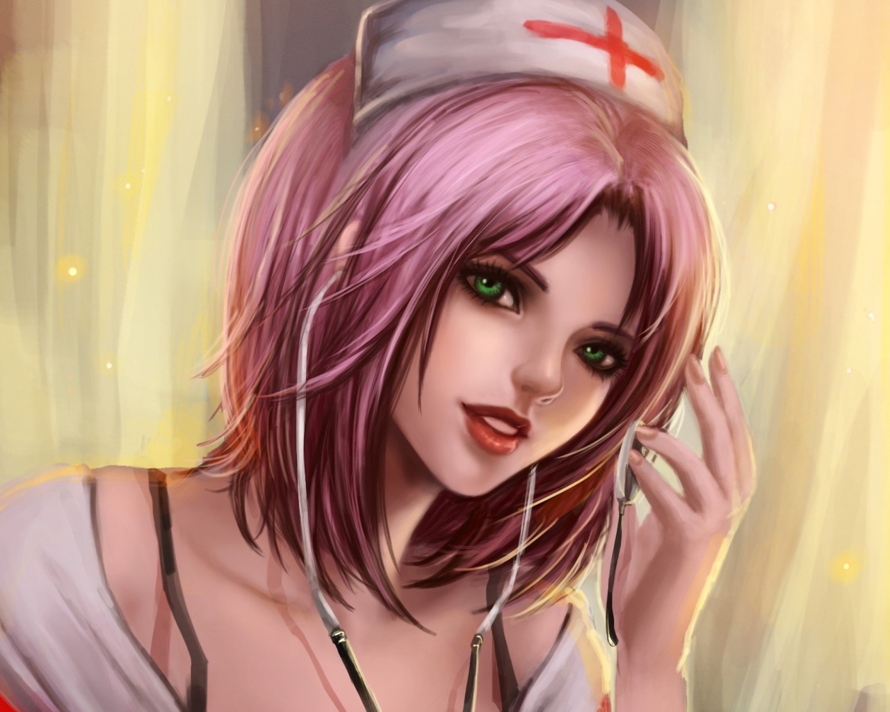 Портрет девушки доктора