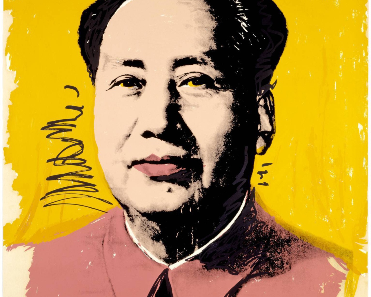 Знаменитая картина Энди Уорхола китаец