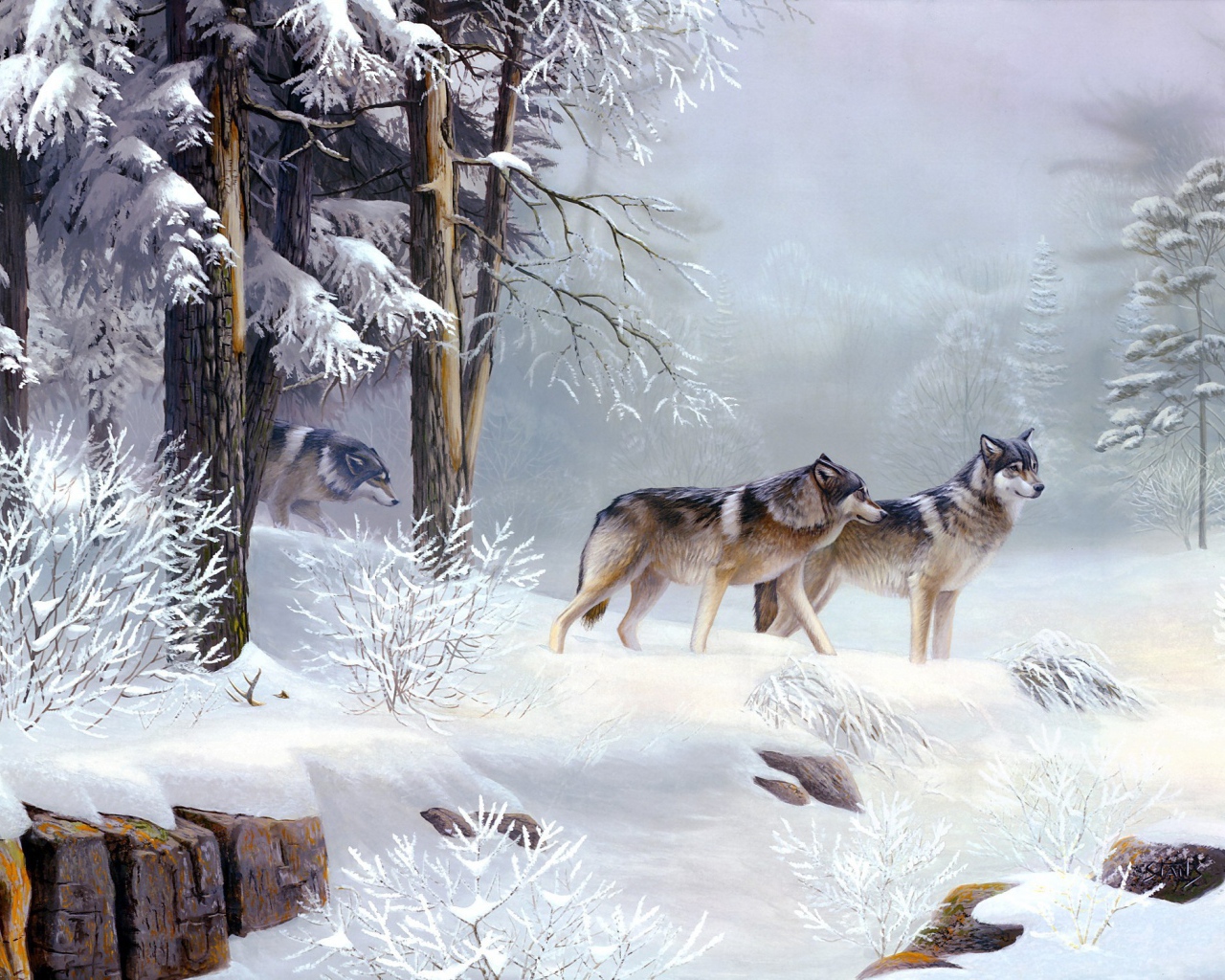 Картина утром одиночество