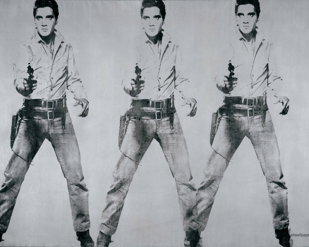 Картина Энди Уорхола Ковбой