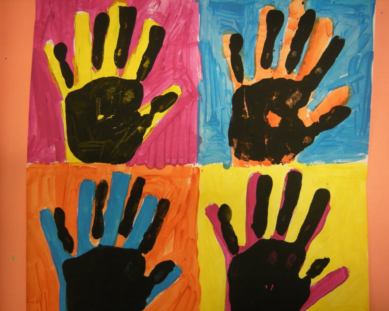 Картина Энди Уорхола Руки