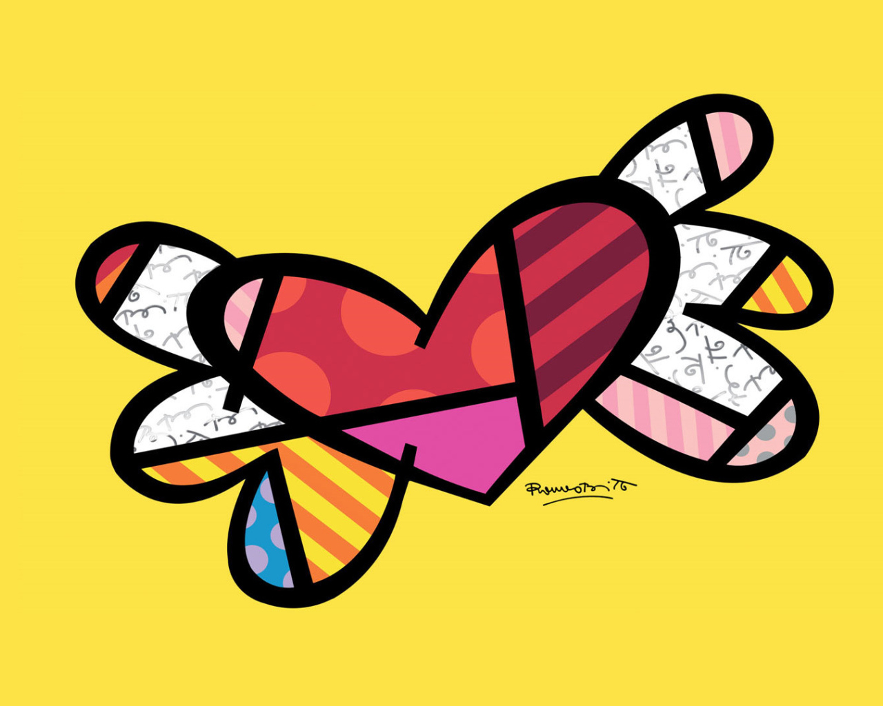 Картина Энди Уорхола Сердце