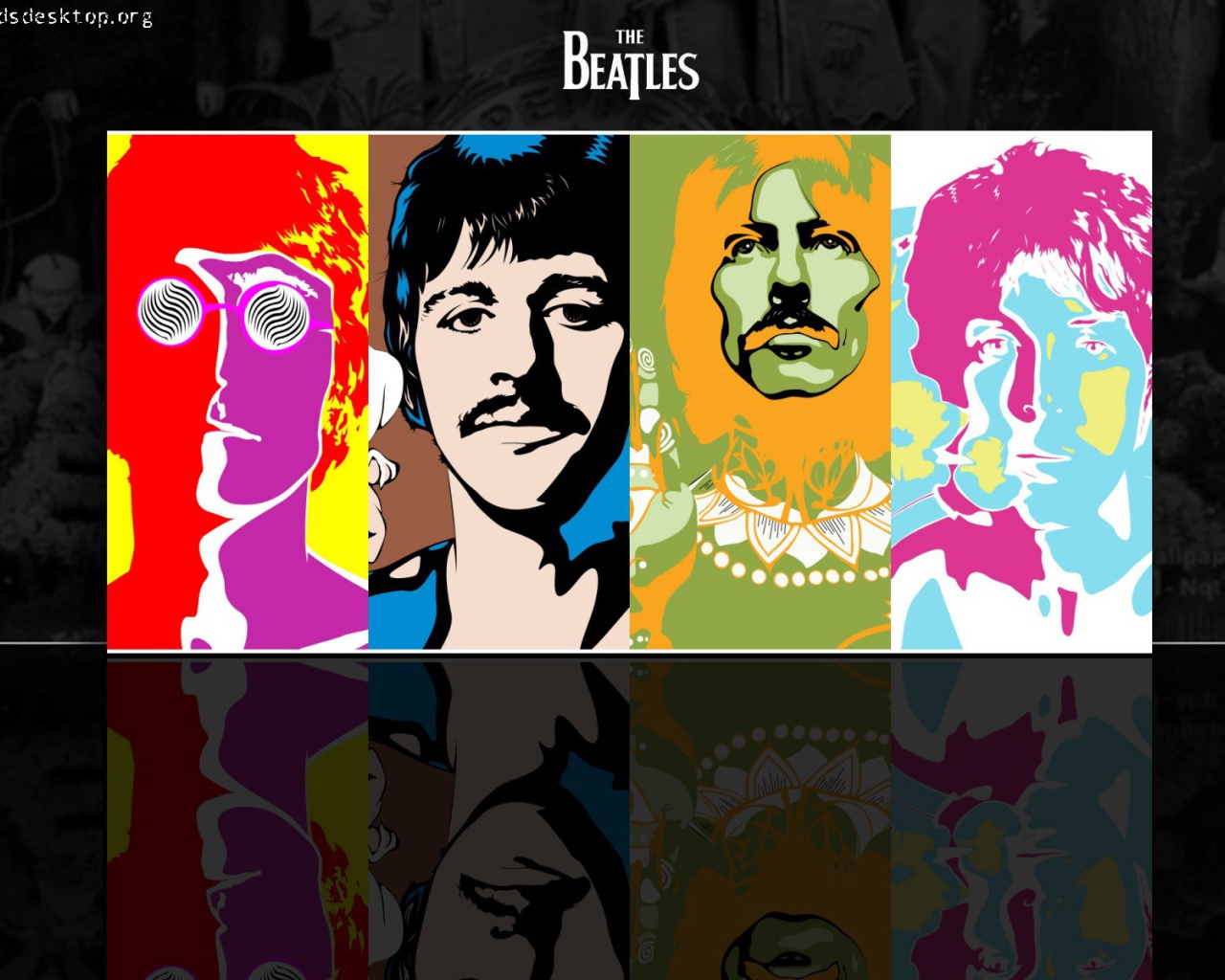 Картина Энди Уорхола The Beatles