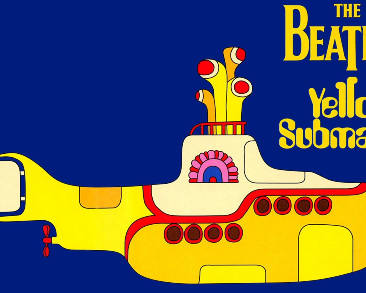 Картина Энди Уорхола Желтая подводная лодка