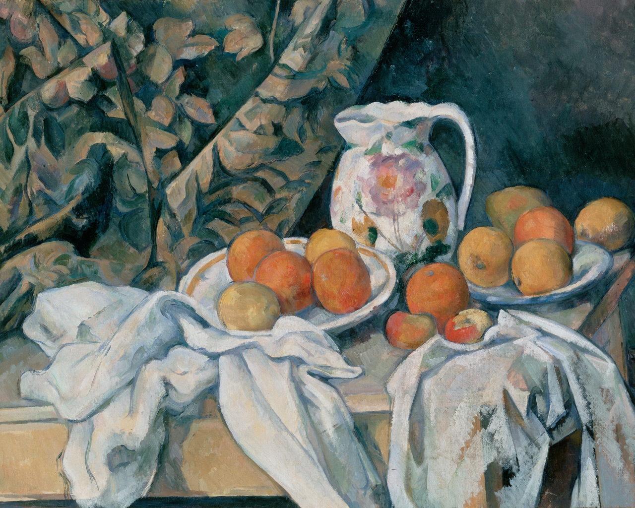 Картина Сезанна - Фрукты