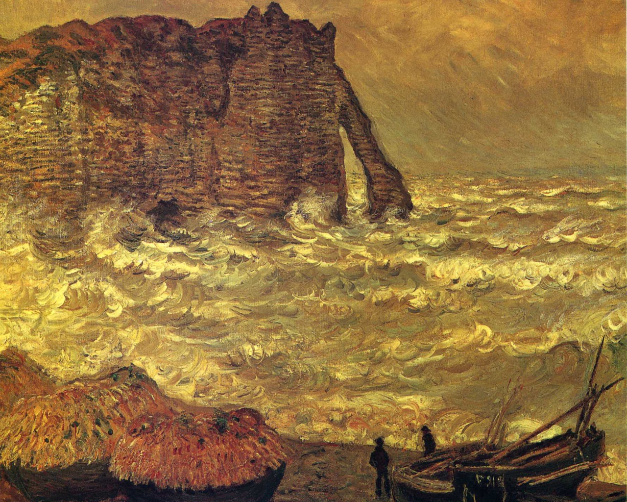 Картина Клода Моне - океан