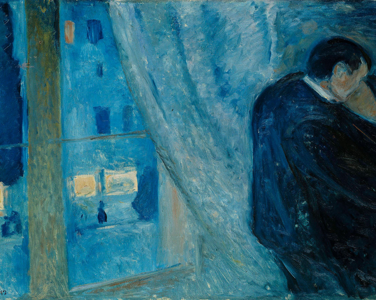 Картина Эдварда Мунка - Любовь