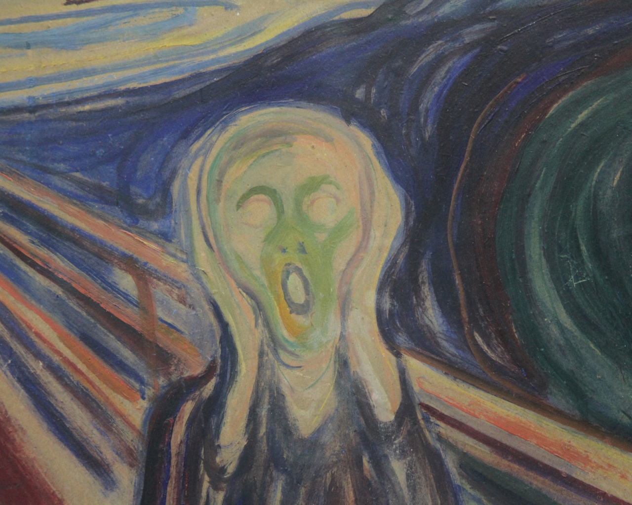 Картина Эдварда Мунка - Крик
