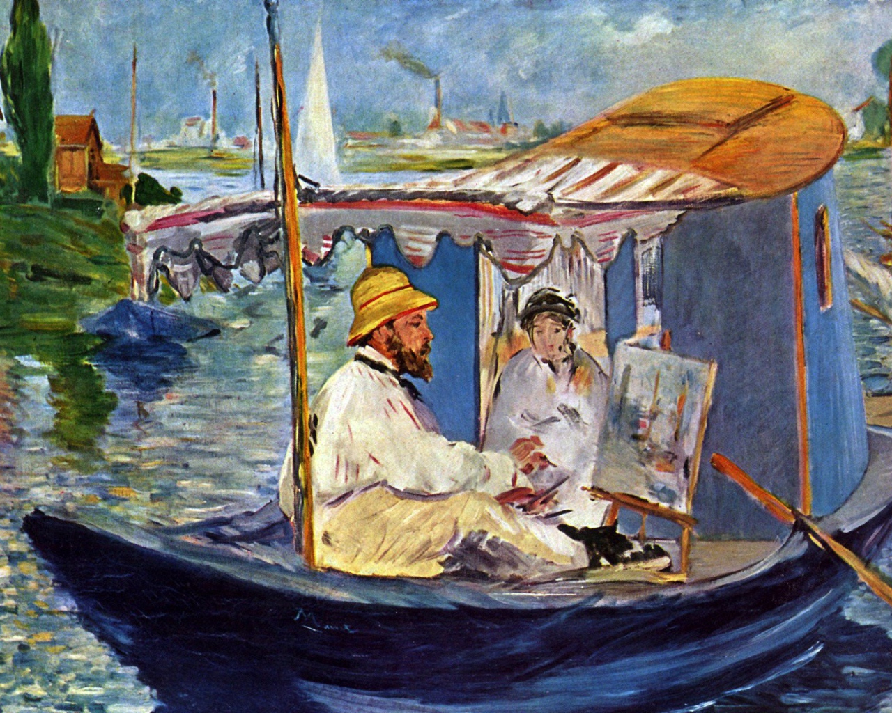 Картина Моне - Художник