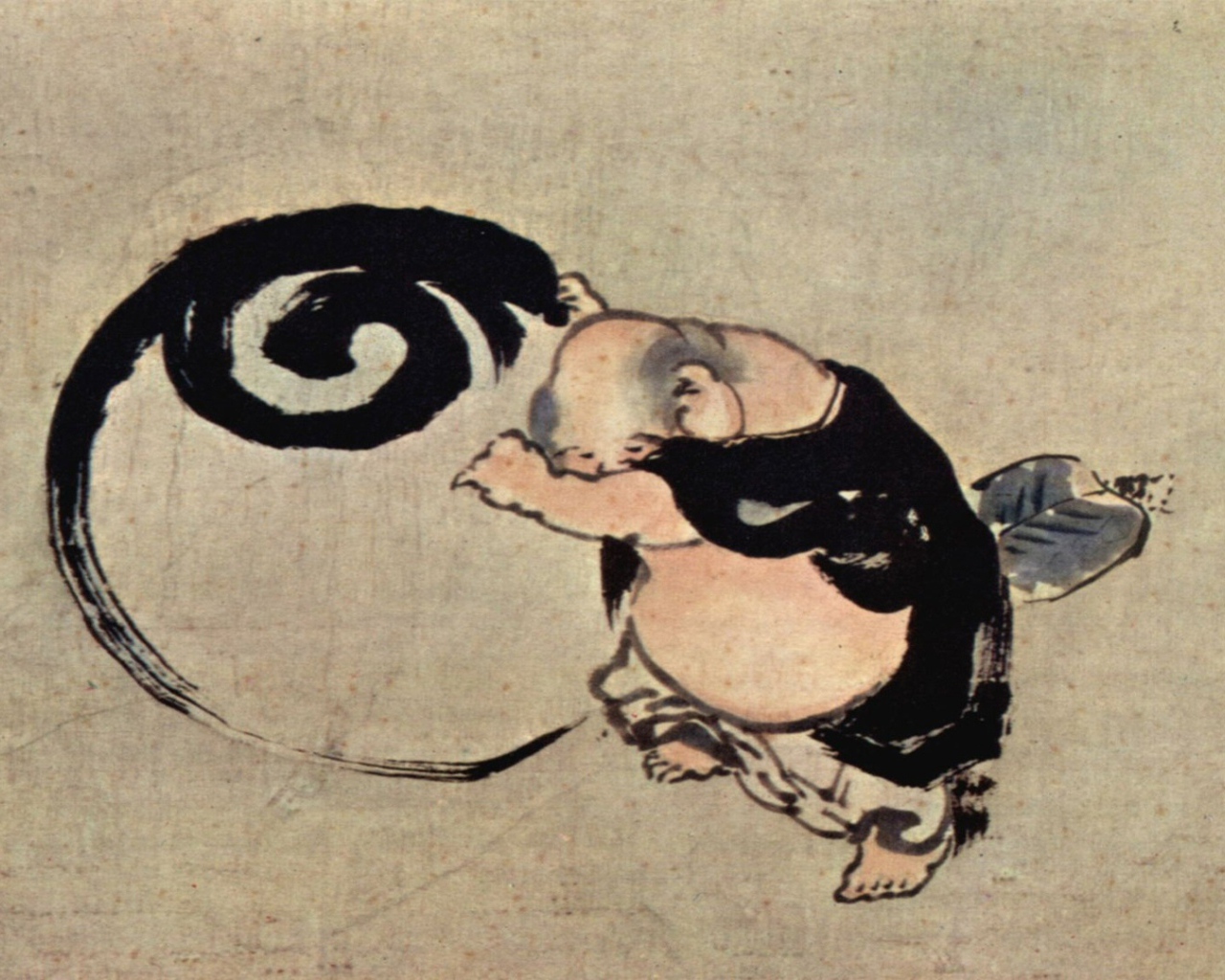 Картина Энди Уорхола Толстяк