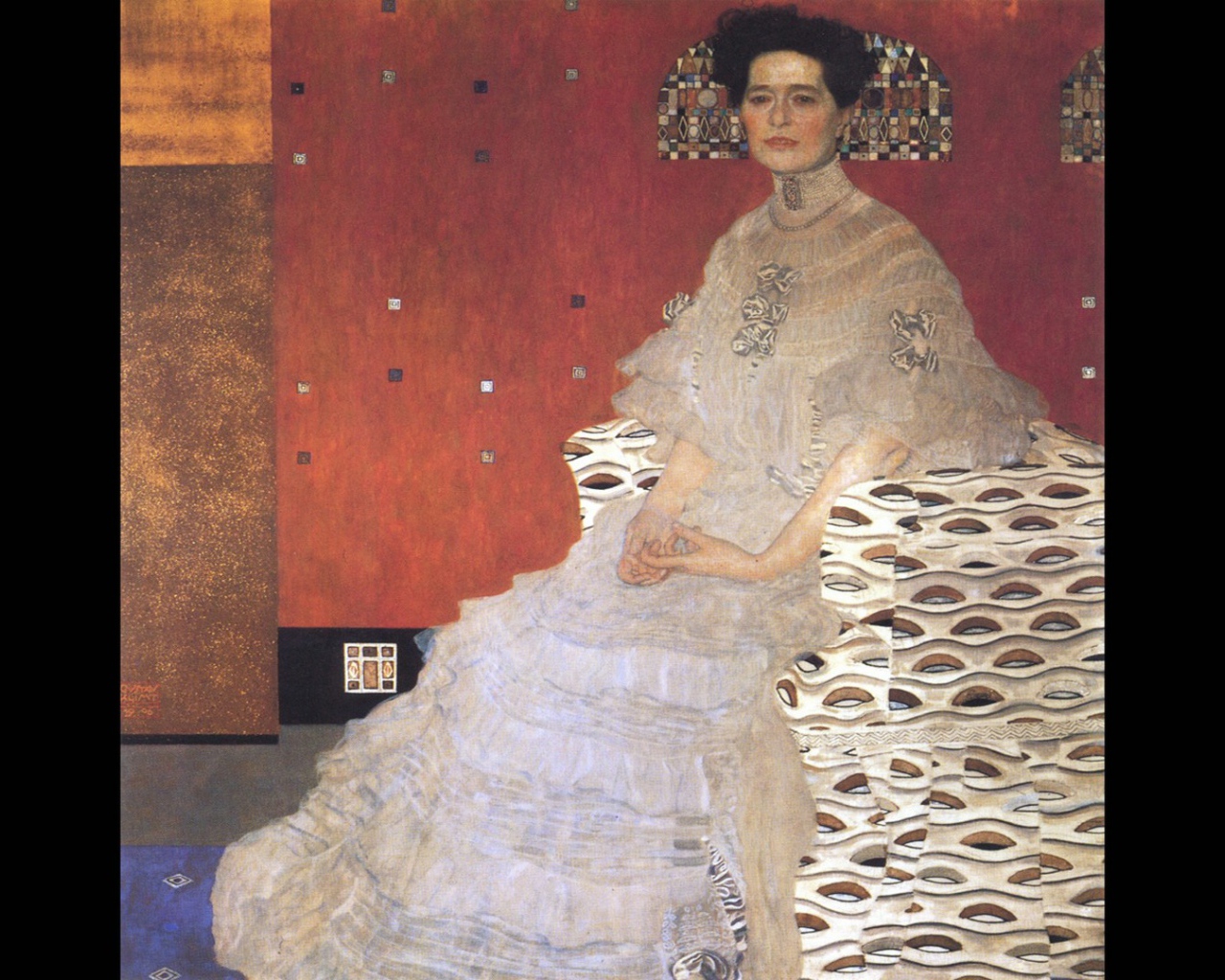 Картина Густава Климта - Fritza Riedler