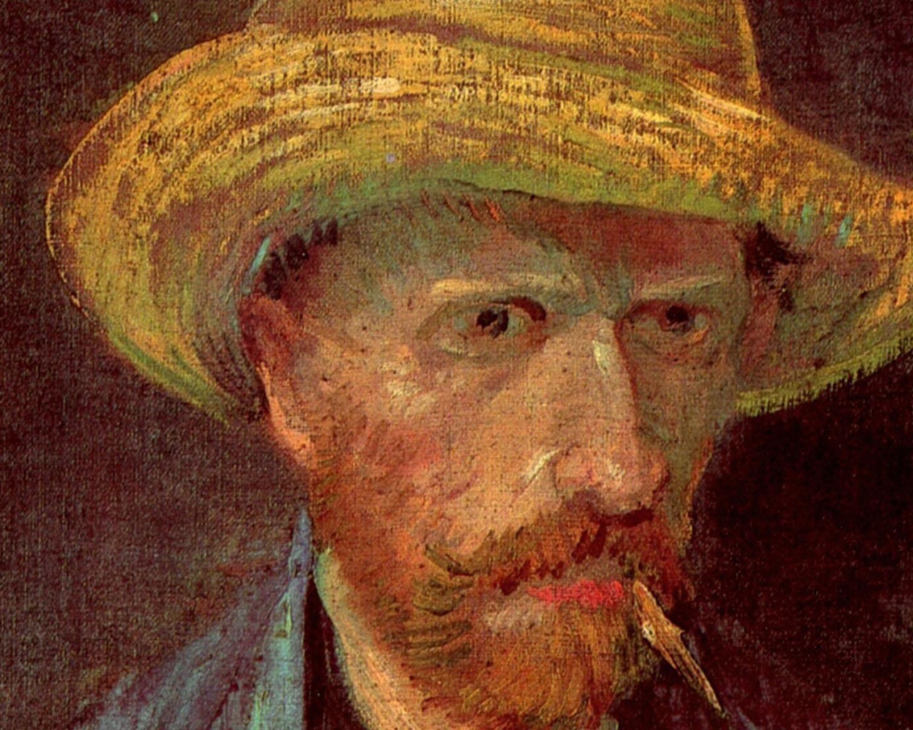 Картина Винсента Ван Гога - Человек в шляпе