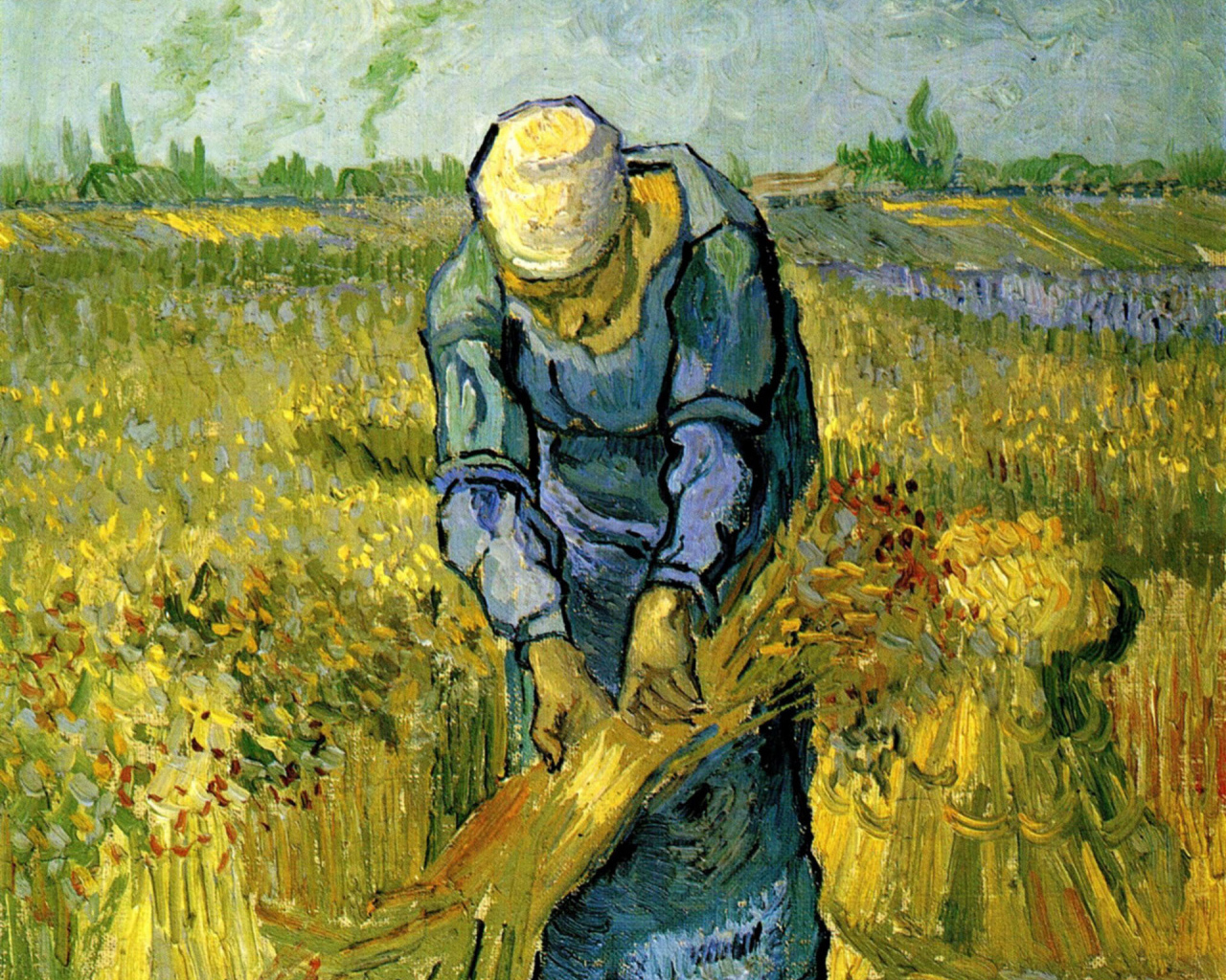 Картина Винсента Ван Гога - Крестьянка