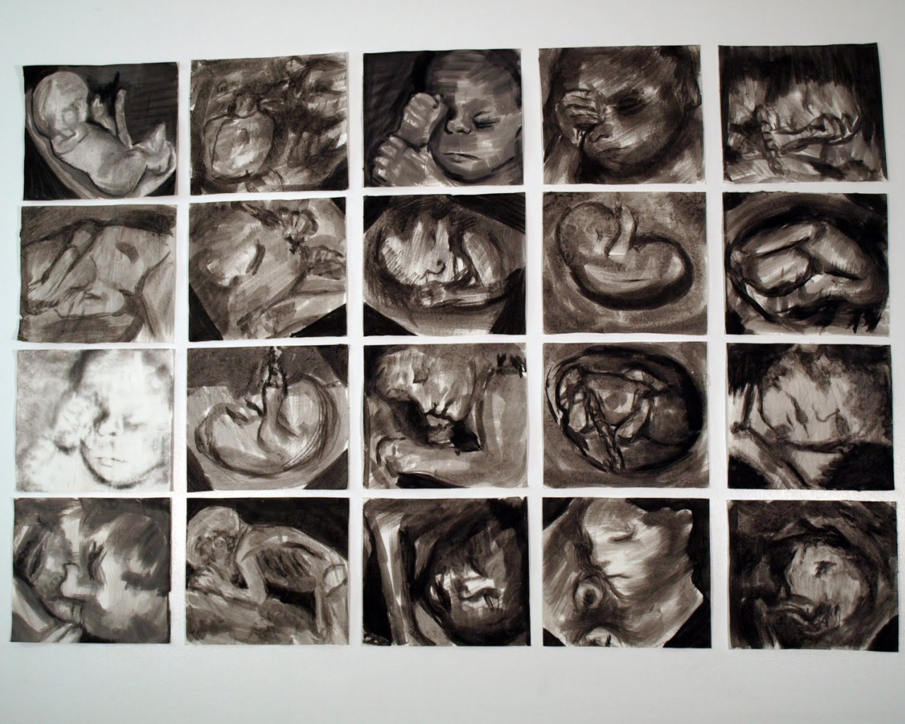 Картина Марлен Дюма - Плод